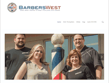 Tablet Screenshot of barberswest.com